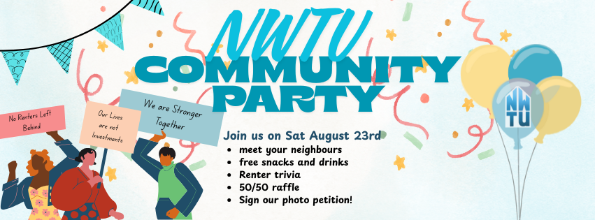 NWTU August Community Party!